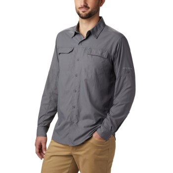 Columbia Overhemd Heren, Silver Ridge 2.0 Long Sleeve Tall Grijs, 63ZFHGRDX